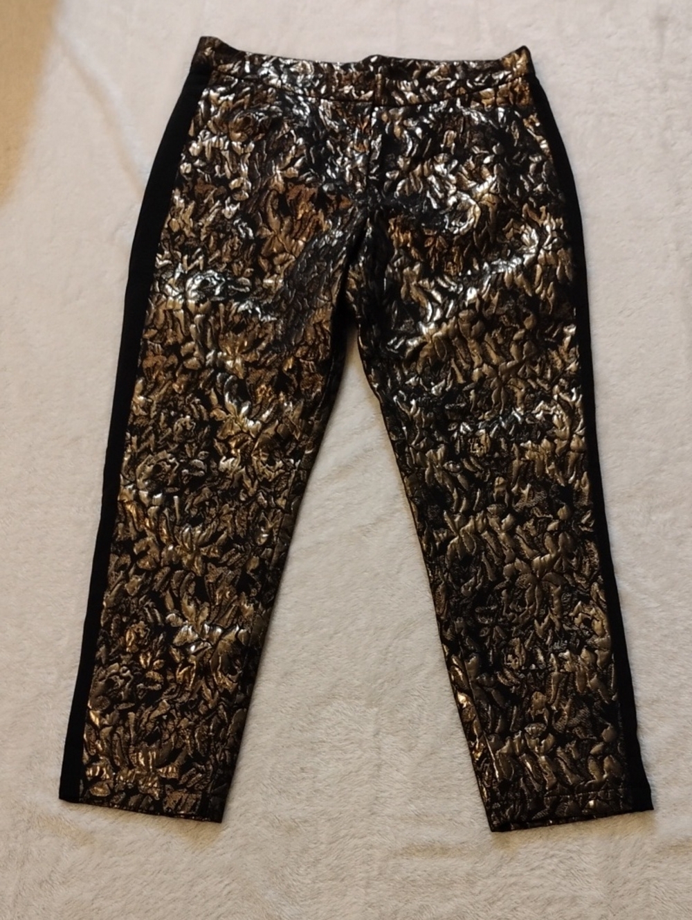 Vero Moda Jacquard Metallic Pants